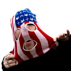 Rare- Black Scale ski mask